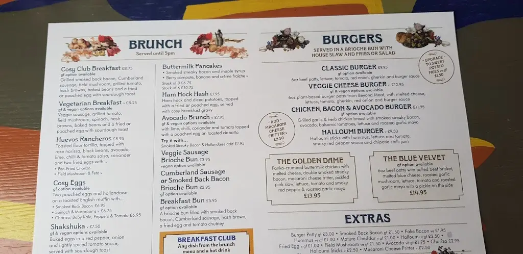 Menu_Cosy Club_Hereford_image_2