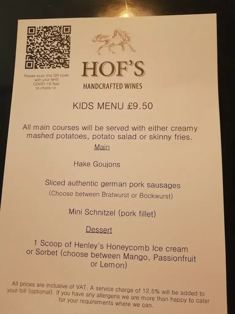 Menu_Hof's Bar and Dining_Henley-on-Thames_image_1