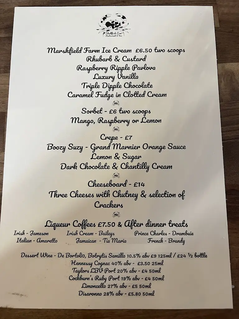 Menu_Shellfish Cow Restaurant & Bar_Henley-on-Thames_image_3