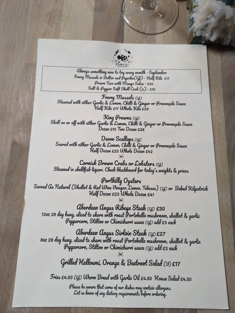 Menu_Shellfish Cow Restaurant & Bar_Henley-on-Thames_image_4