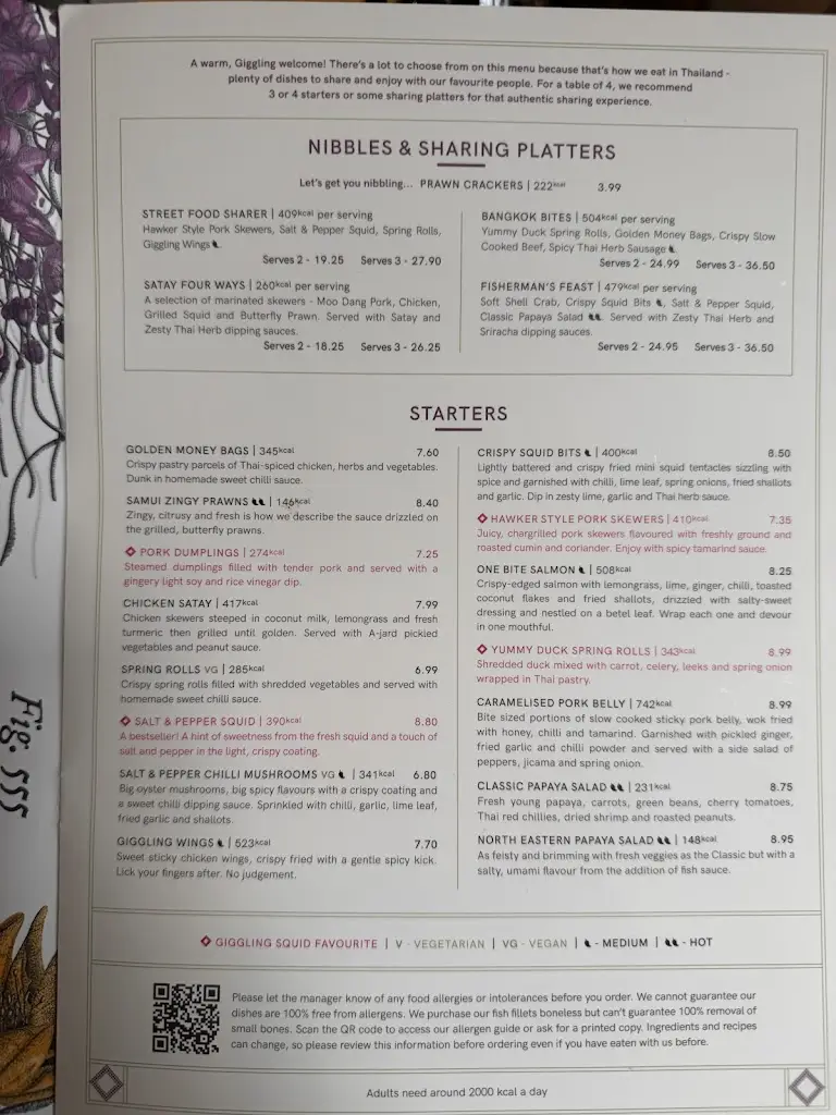 Menu_Giggling Squid - Henley_Henley-on-Thames_image_2