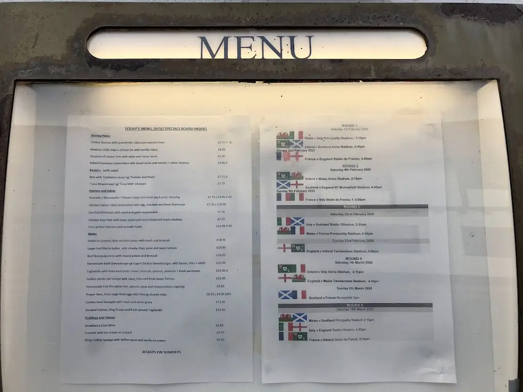 Menu_The Anchor Inn_Henley-on-Thames_immagine_2