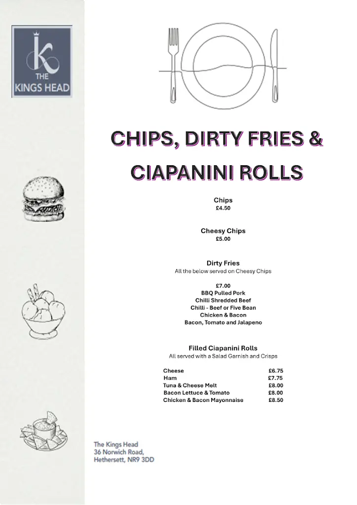 Menu_The Kings Head_Hethersett_image_3