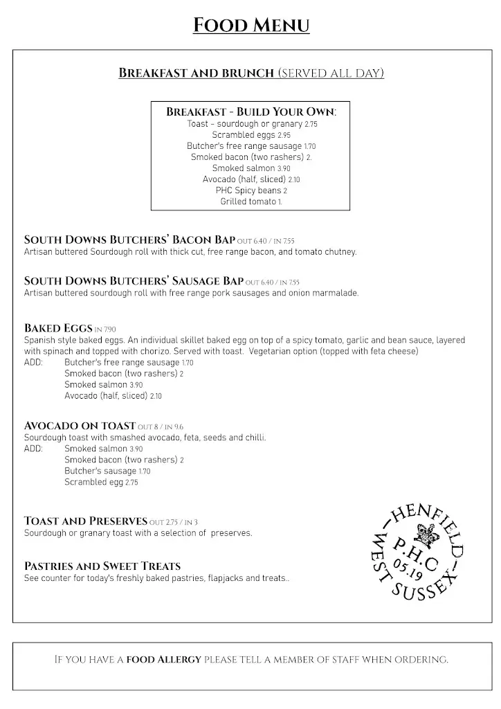 Menu_The Post House Cafe_Henfield_image_3