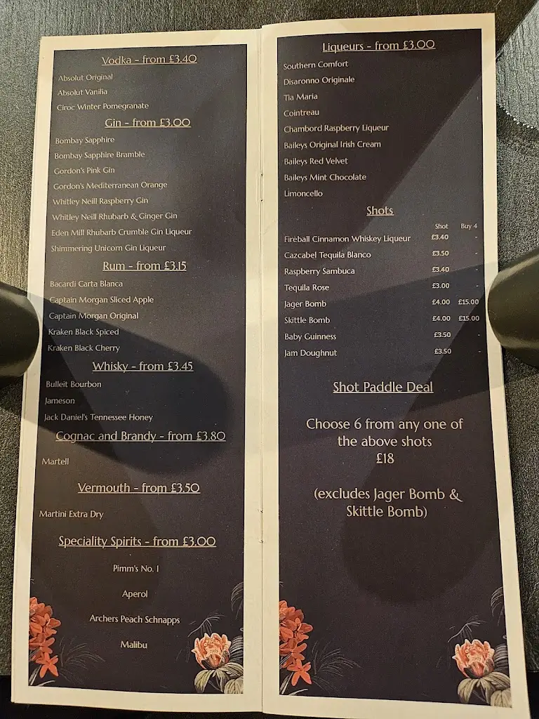 Menu_The Potting Shed_Bagworth_image_1