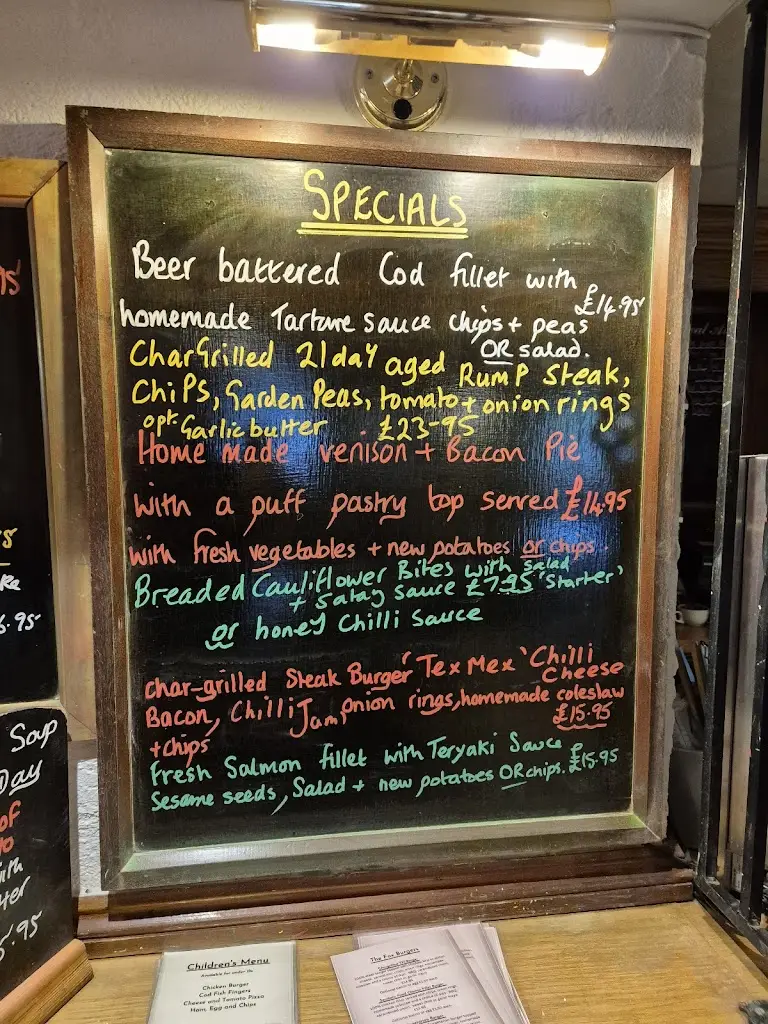 Menu_The Fox_Henfield_image_3