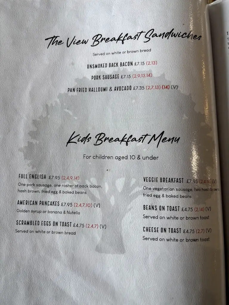 Menu_The View_Henley in Arden_image_3