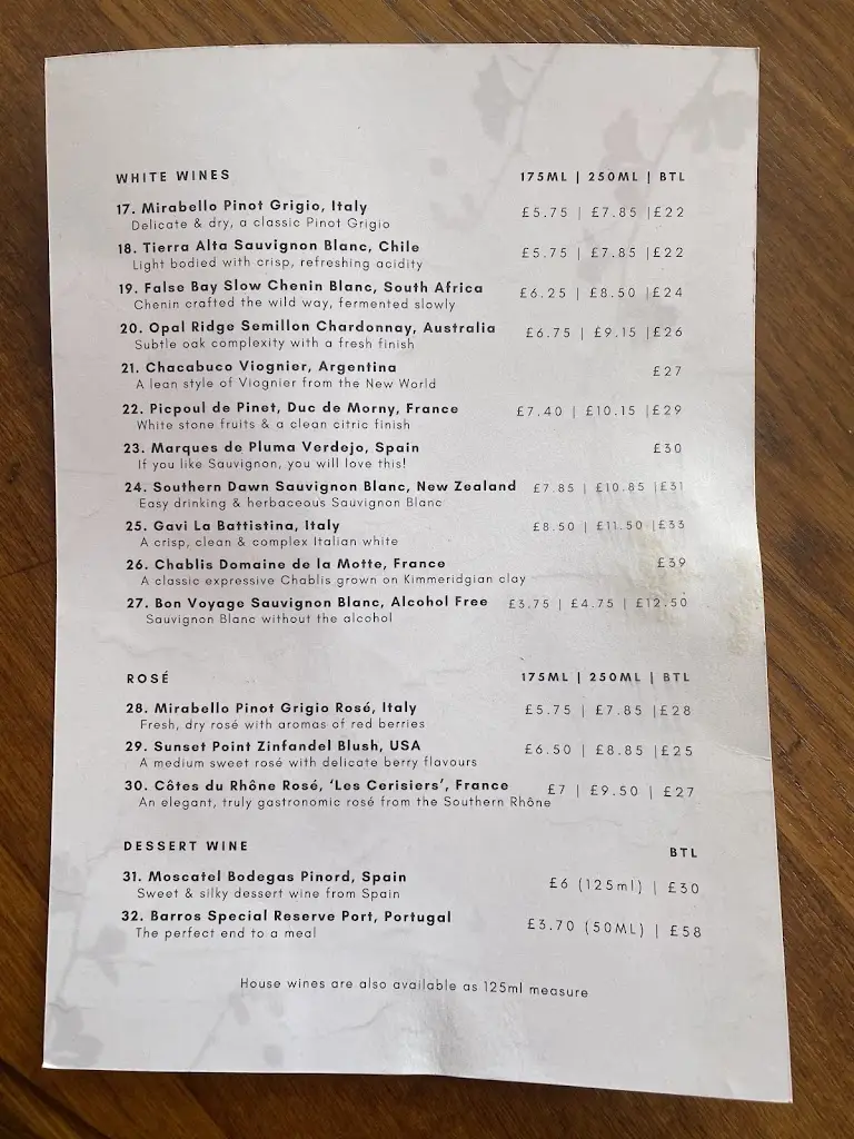 Menu_Fleur de Lys_Henley in Arden_immagine_3