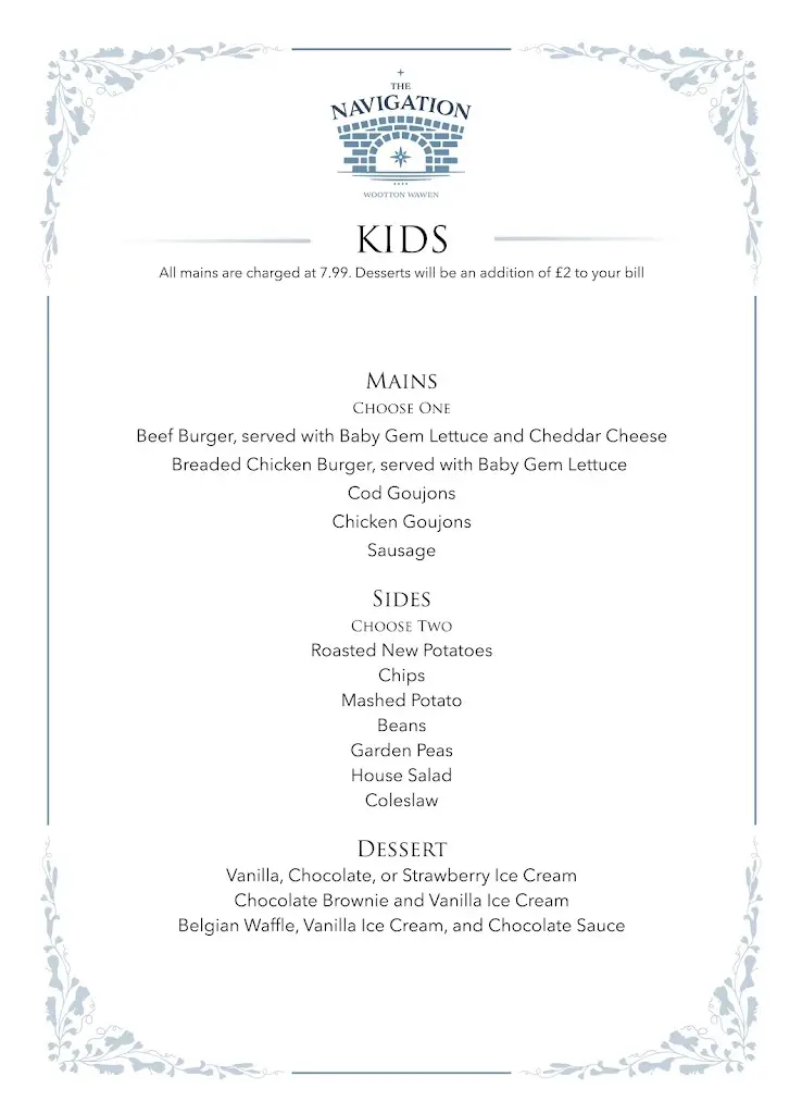 Menu_The Navigation_Henley in Arden_image_4