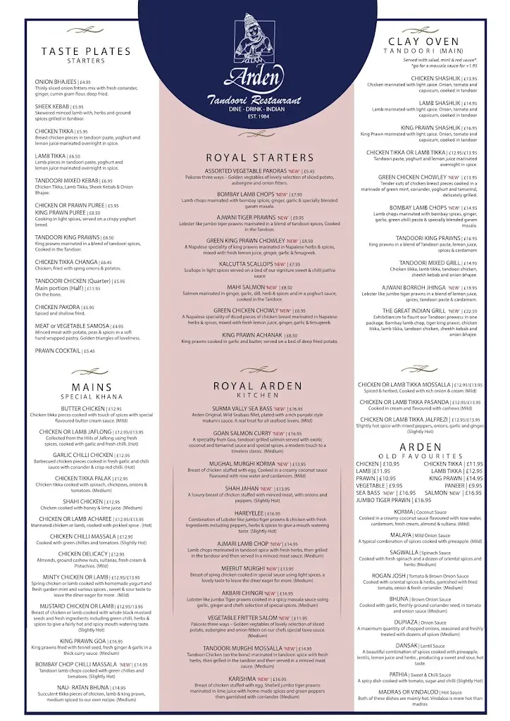 Menu_Arden Tandoori_Henley in Arden_image_1