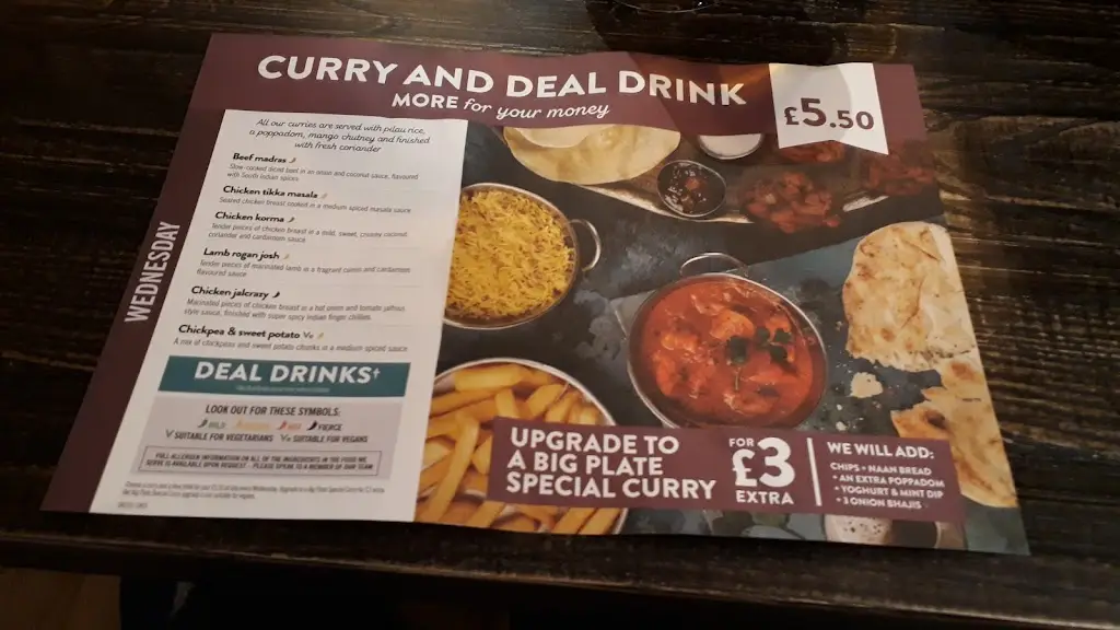 Menu_Lord Gascoigne_Aberford_image_2