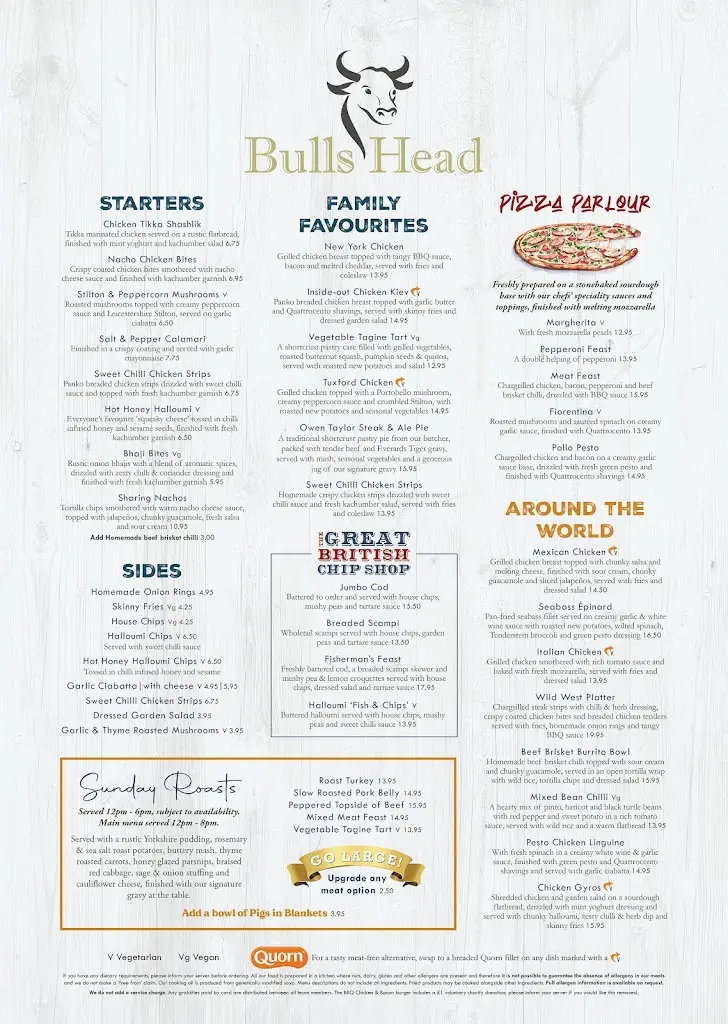 Menu_The Bulls Head at Abbots Oak_Bagworth_image_1