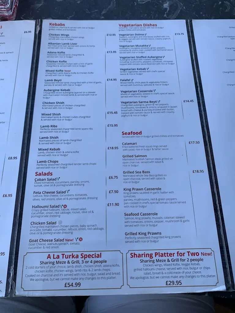 Menu_A La Turka Herne Bay_Herne Bay_immagine_2