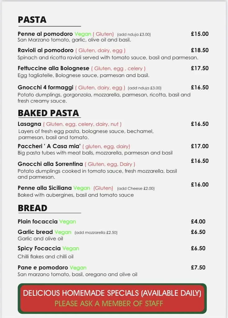 Menu_A Casa Mia_Herne Bay_image_1
