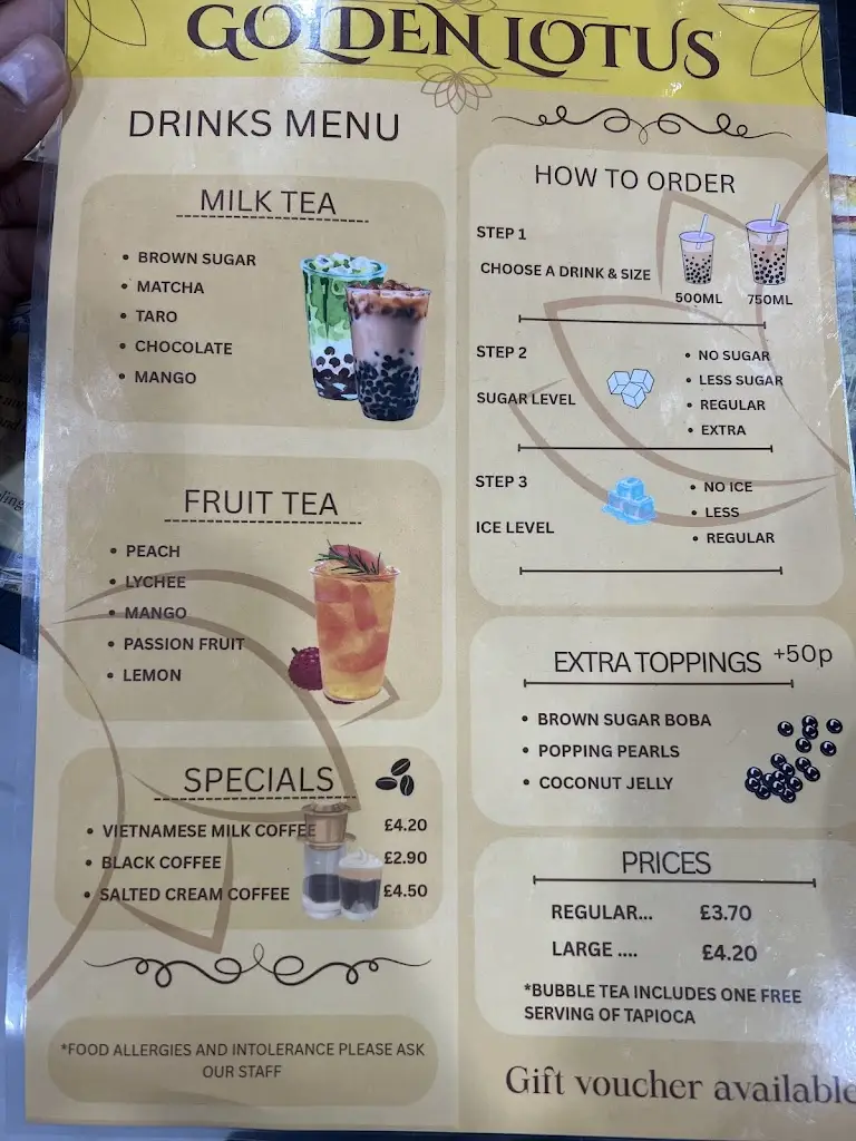 Menu_GOLDEN LOTUS FOOD & DRINK_Herne Bay_image_1