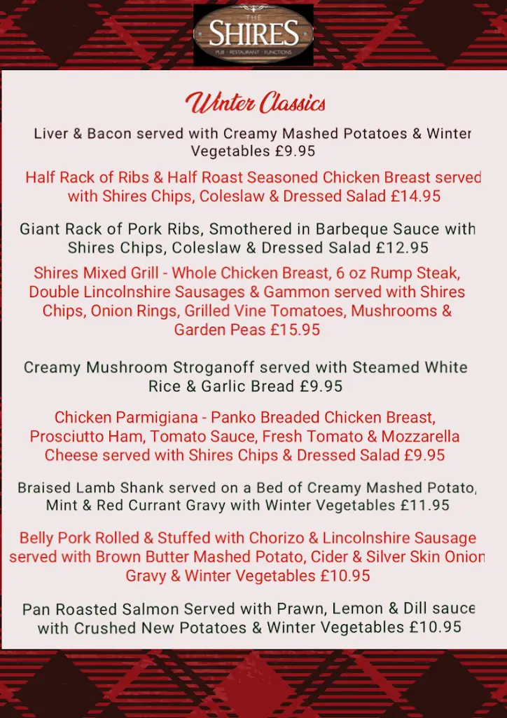 Menu_The Shires_Hibaldstow_image_1