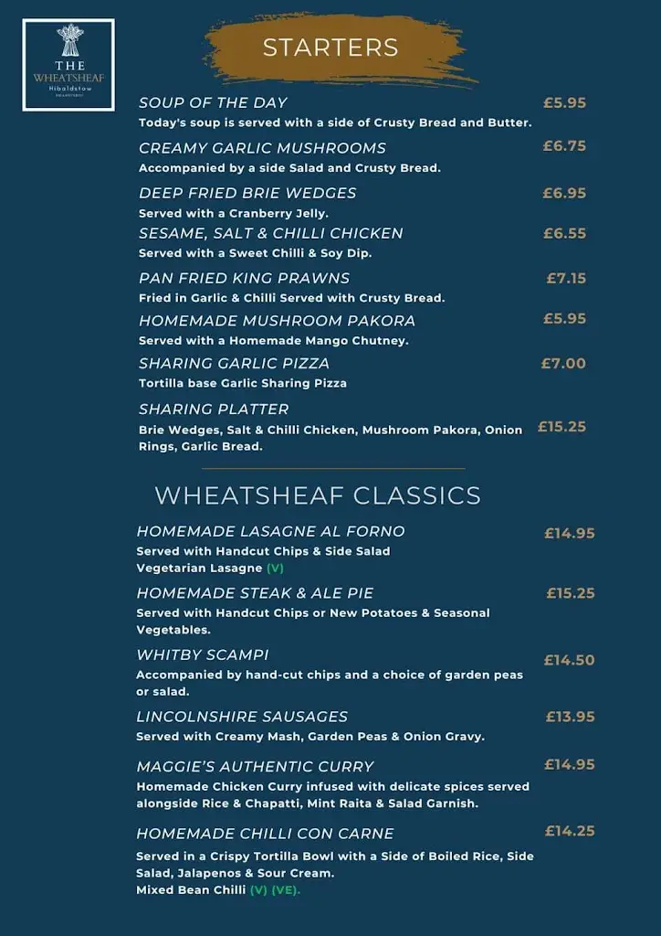 Menu_The Wheatsheaf Hotel_Hibaldstow_image_2
