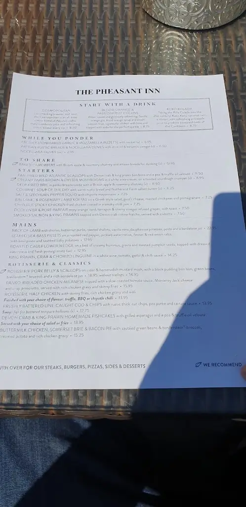 Menu_Pheasant Inn Liverpool_Hightown_image_3