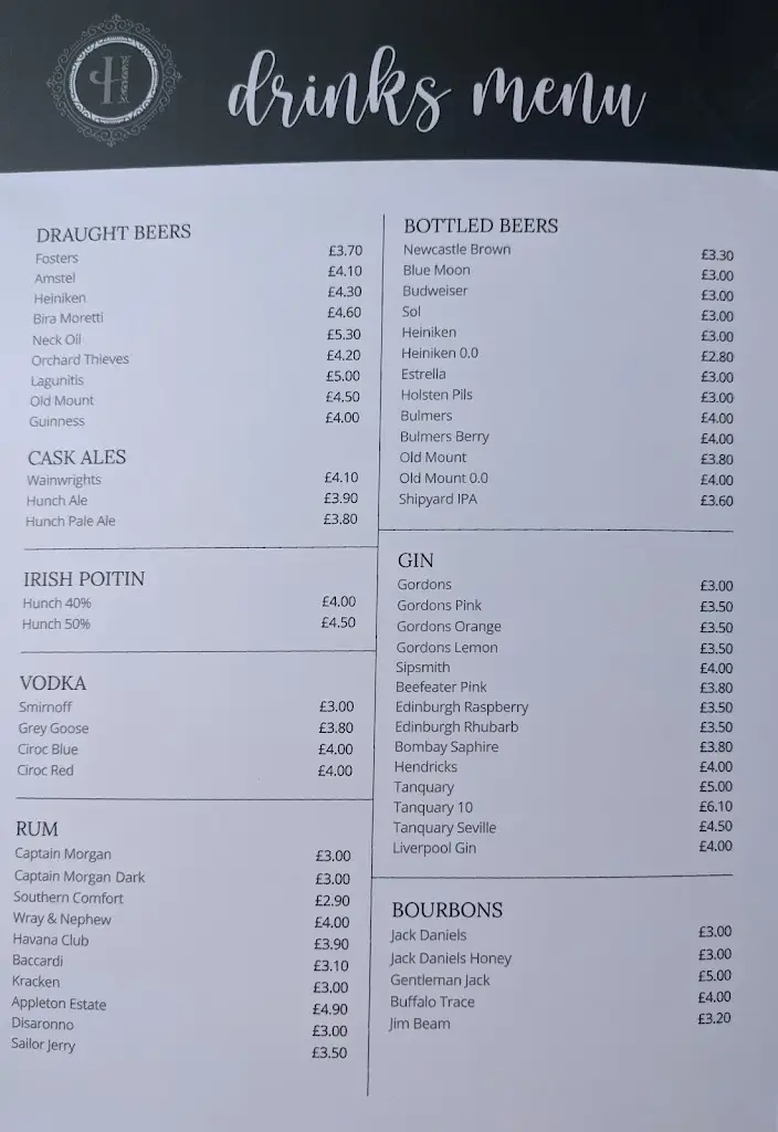 Menu_The Hightown Pub & Kitchen_Hightown_immagine_1