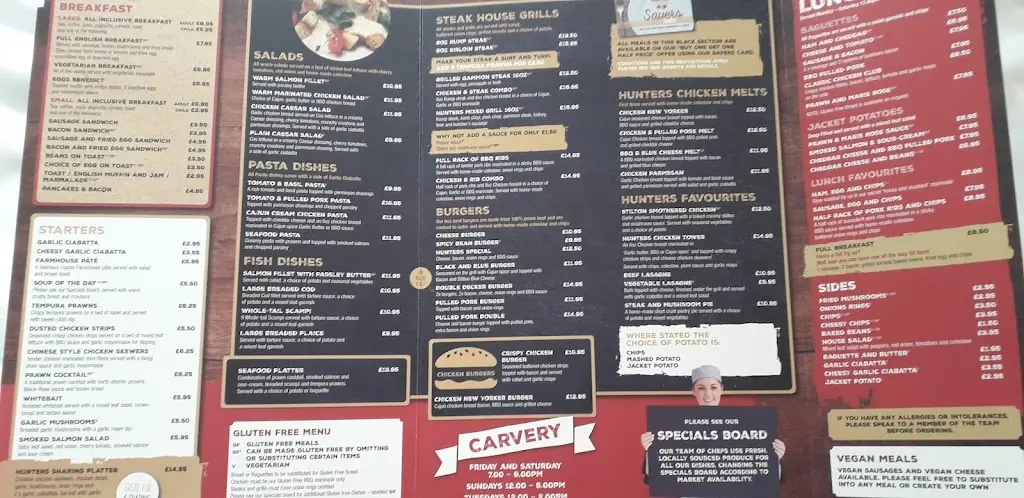 Menu_Hunters Lodge Inn_Hindon_image_1