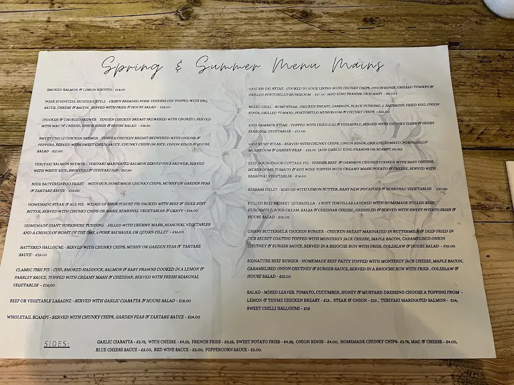 Menu_The Birch Tree_Bagworth_image_2