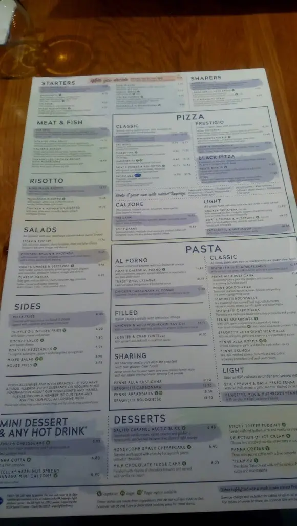 Menu_Prezzo Italian Restaurant Hinckley_Hinckley_image_4