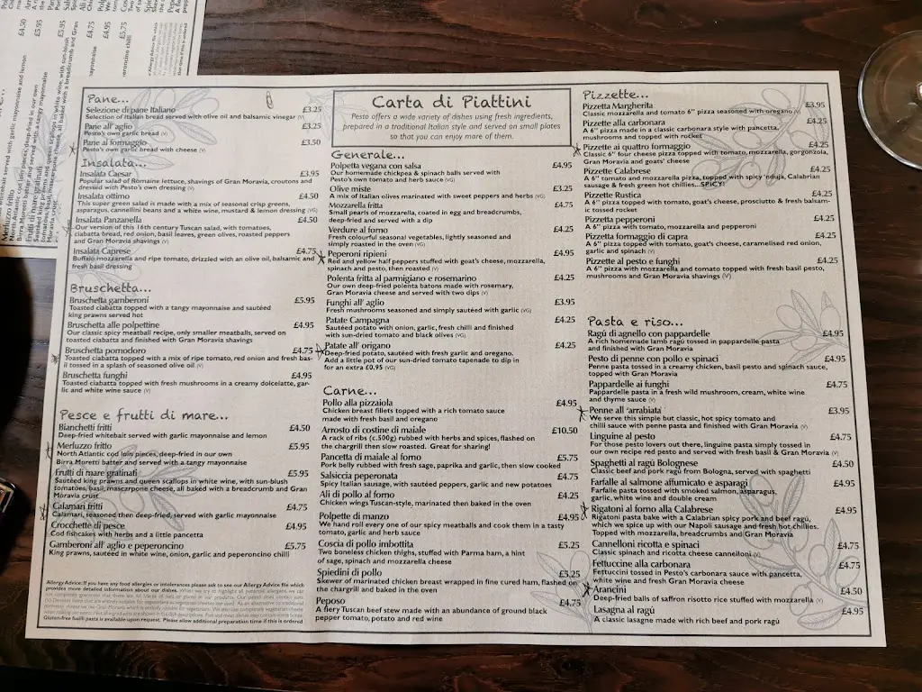 Menu_Pesto at the Axe & Compass_Hinckley_image_4