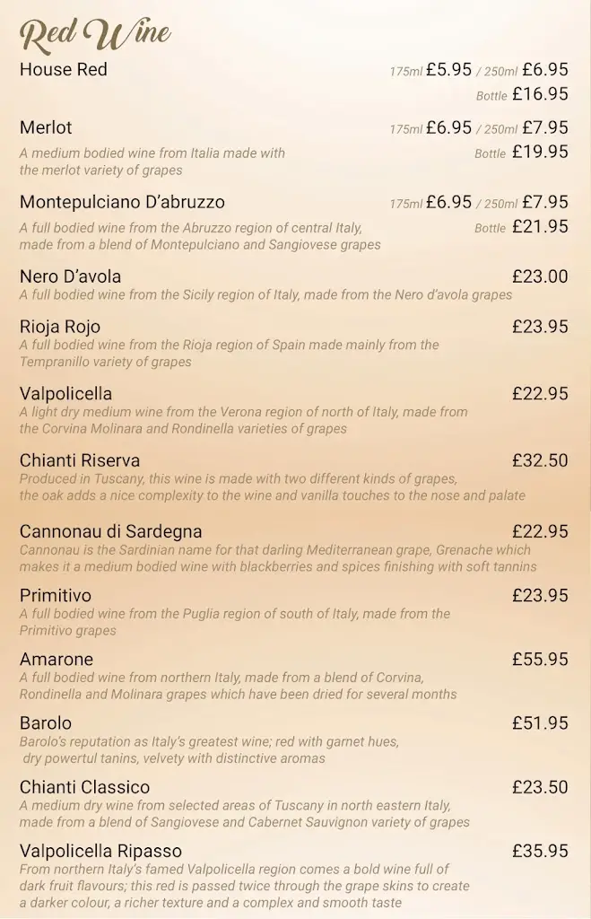 Menu_Bella Sera_Heywood_image_2