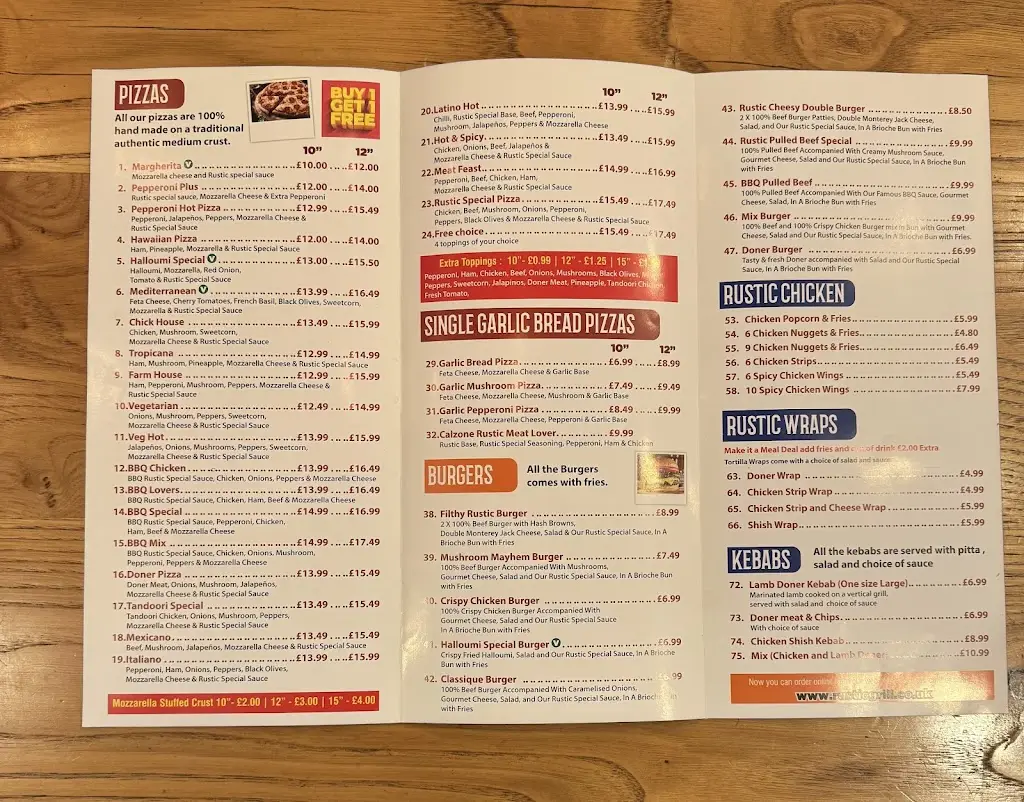 Menu_Rustic Grill_Bagworth_imagen_1