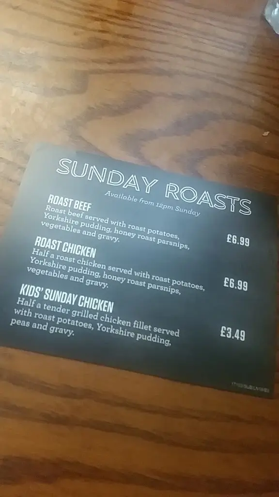 Menu_The White Hart_Heywood_image_3