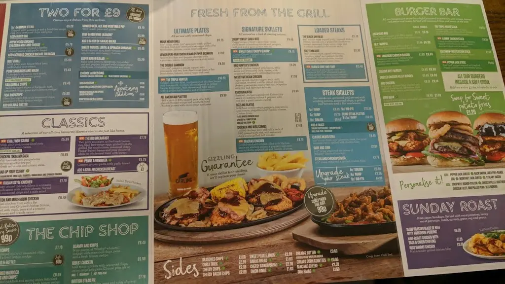 Menu_The White Hart_Heywood_image_4