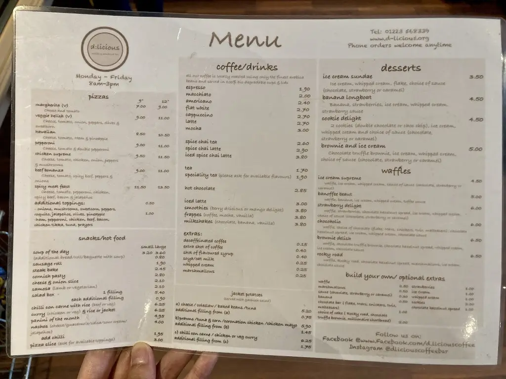 Menu_D:licious Coffee & Sandwich Bar_Histon_image_2