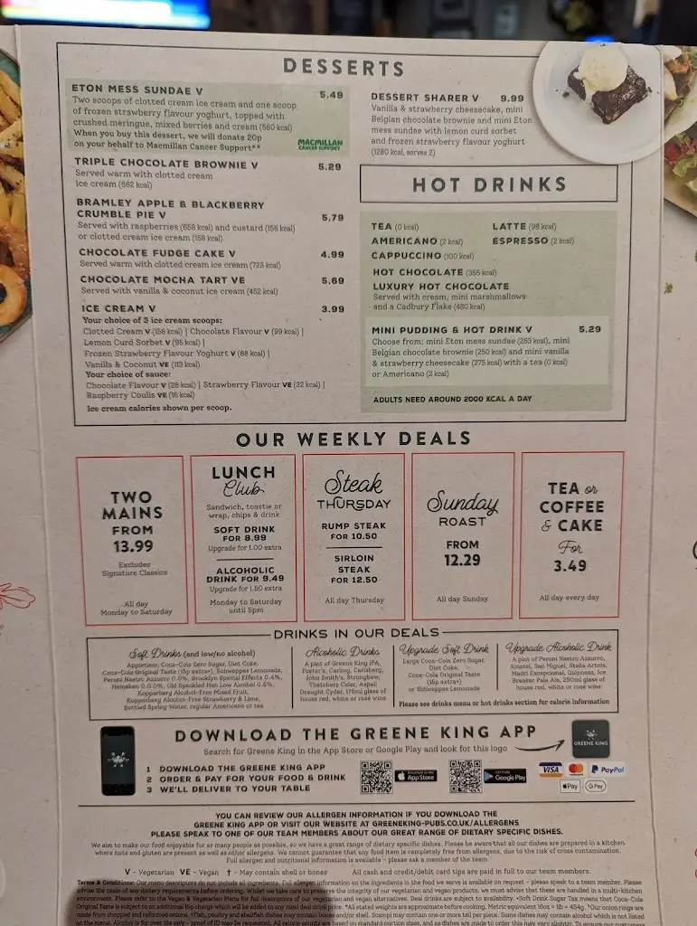 Menu_Wharf Tavern_Hockley Heath_image_3