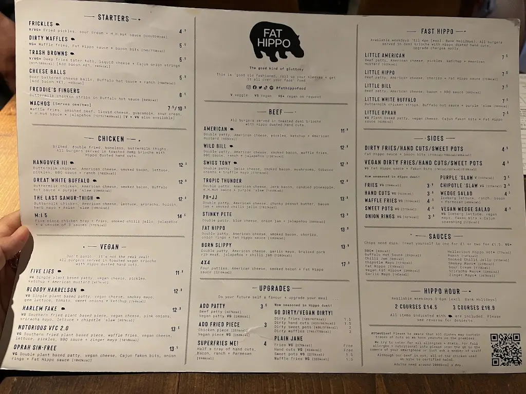 Menu_Fat Hippo Nottingham_Hockley_immagine_3