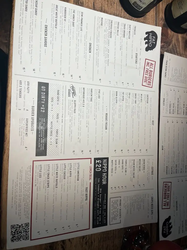 Menu_Fat Hippo Nottingham_Hockley_immagine_4