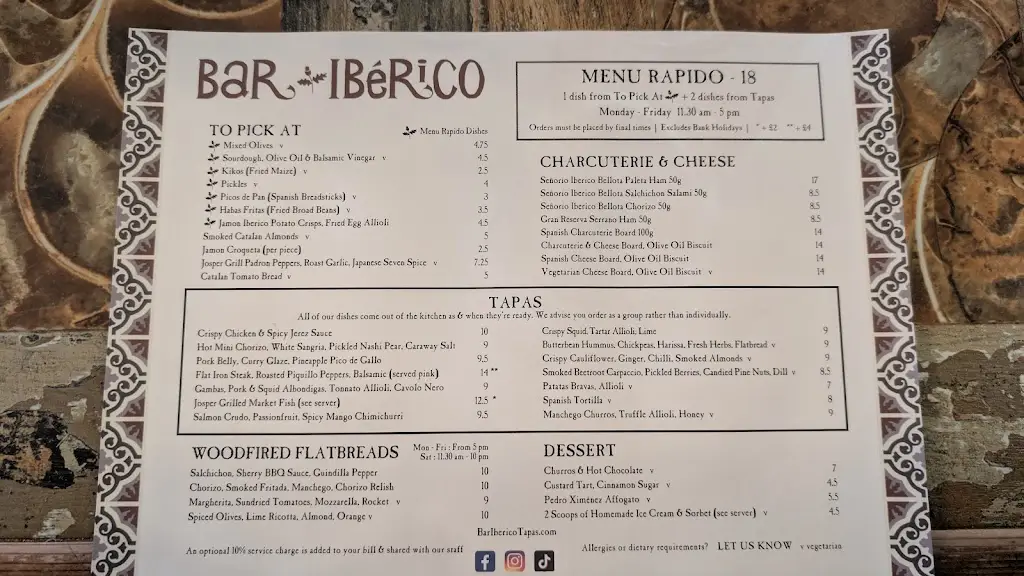 Menu_Bar Iberico_Hockley_immagine_4