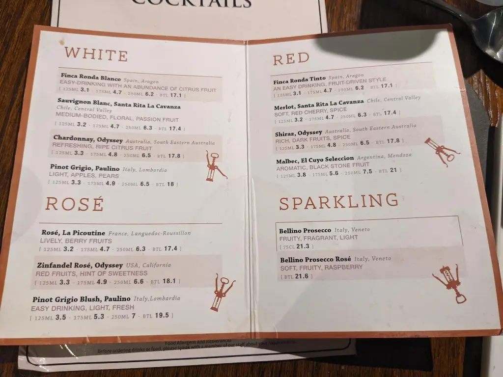 Menu_Coach House, Bentham_High Bentham_immagine_3