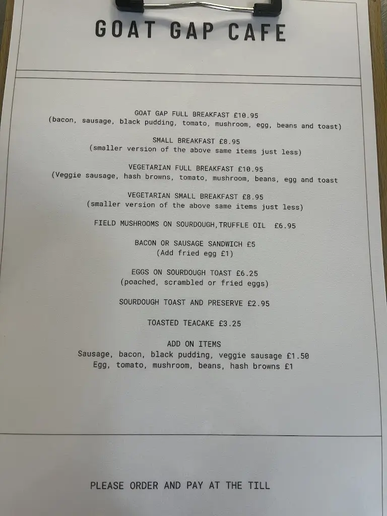Menu_Goat Gap Cafe_High Bentham_immagine_4