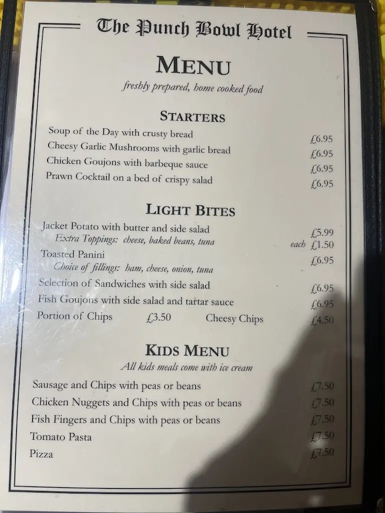 Menu_Punch Bowl Bentham_High Bentham_image_1