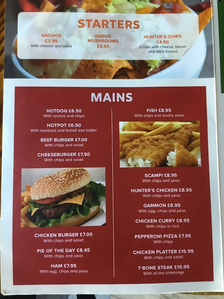 Menu_The Duke of Rothesay_Heysham_image_2