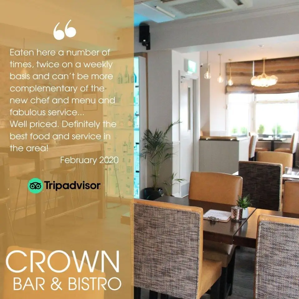 The Crown Bar & Bistro restaurant in Heysham