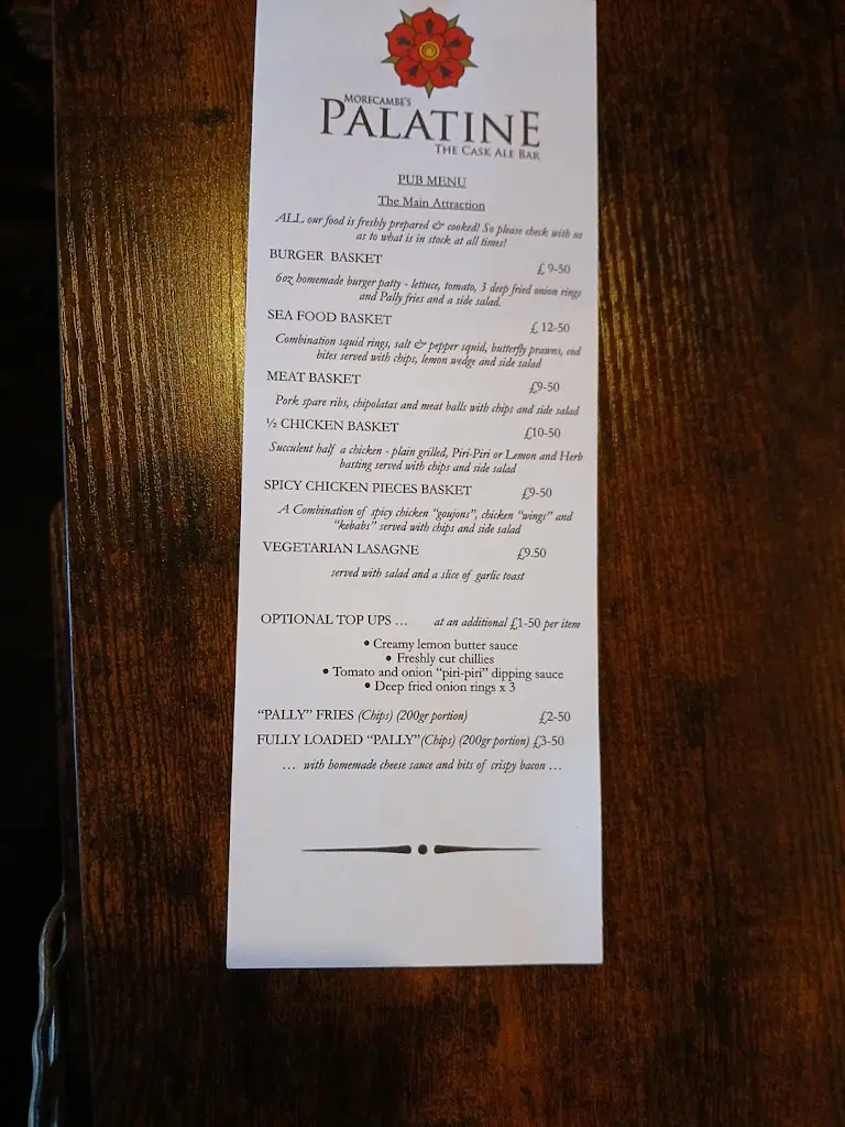 Menu_The Palatine - Cask Ale Bar_Heysham_image_1