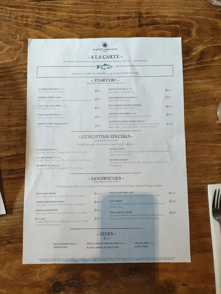 Menu_The Morecambe Restaurant_Heysham_image_4