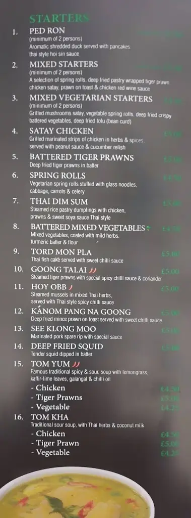 Menu_Thai Chef Restaurant_Hockliffe_image_1