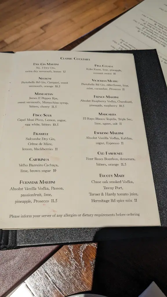 Menü_Hermitage Rd Bar and Restaurant_Hitchin_Bild_2