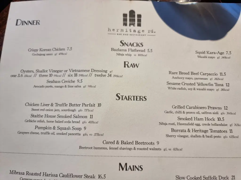 Menü_Hermitage Rd Bar and Restaurant_Hitchin_Bild_3