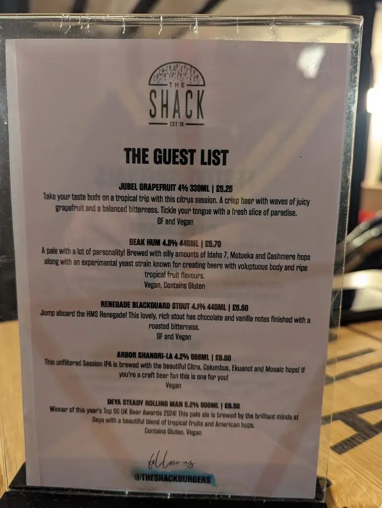Menu_The Shack_Hitchin_image_4