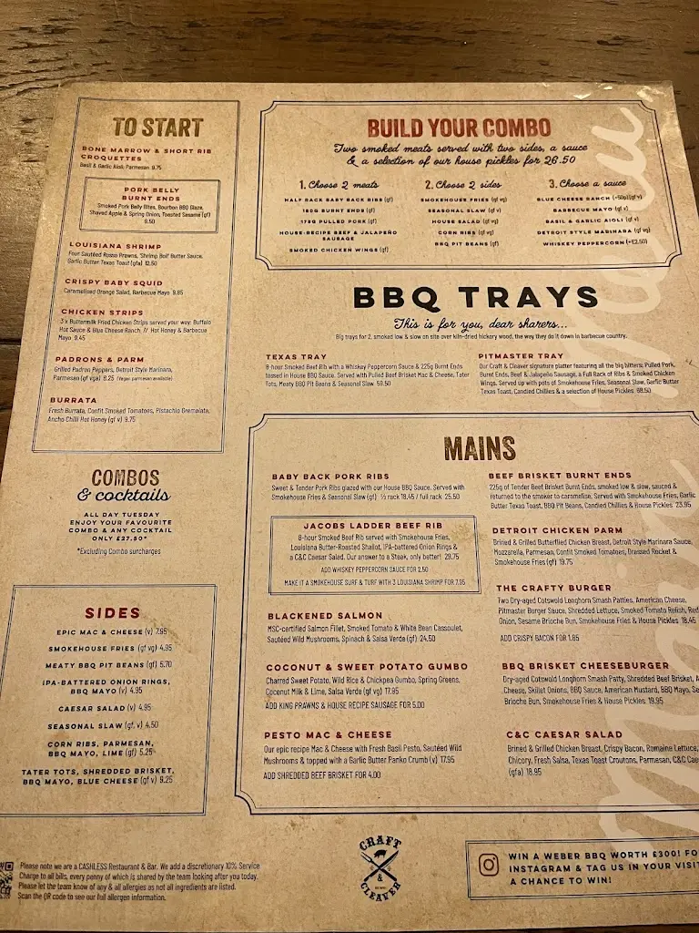 Menu_Craft & Cleaver_Hitchin_image_2