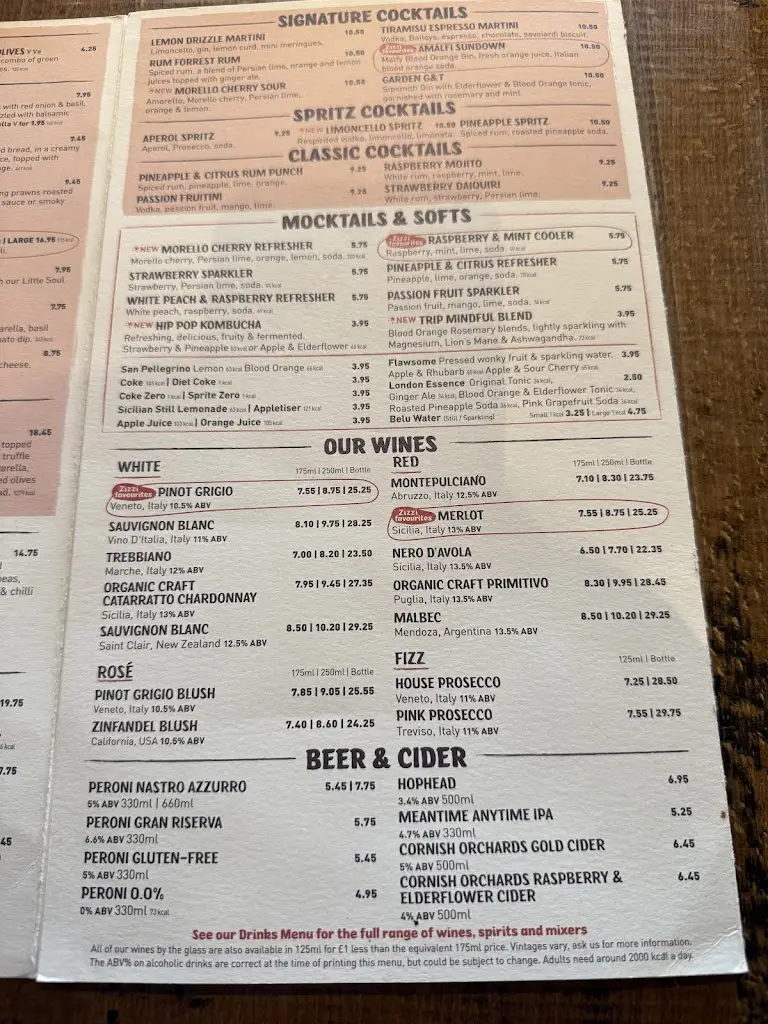 Menu_Zizzi - Hitchin_Hitchin_image_2