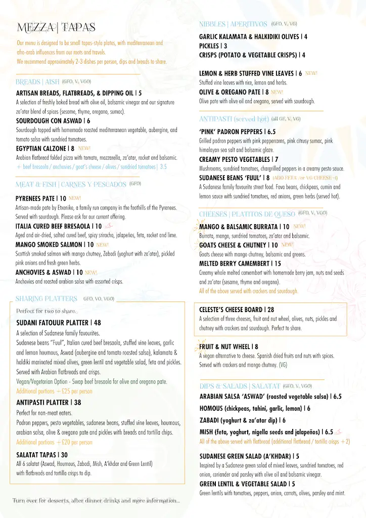 Menu_CELESTE_Holmes Chapel_image_2